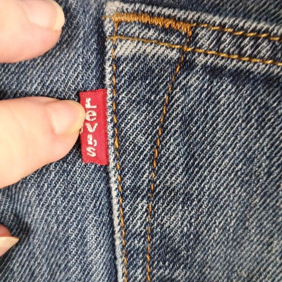 Levi’s 501 Men’s Jeans 38x32 Button Fly Straight Leg Denim Blue 2014 - Picture 14 of 14